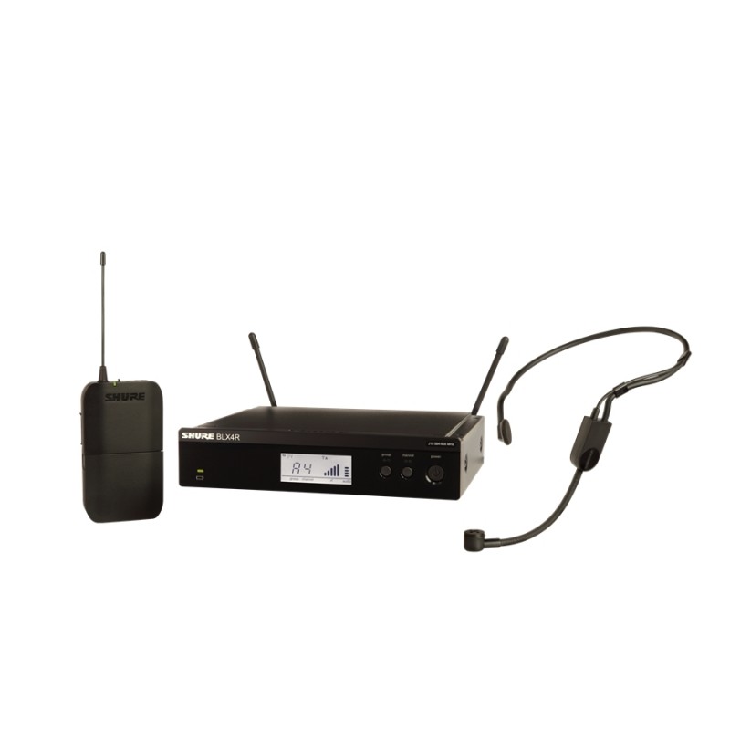 BLX14RE-P31-M17 sistema microfonico wireless con archetto a condensatore