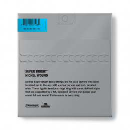 DBSBN45125 Super Bright Nickel Wound, Medium Set/5