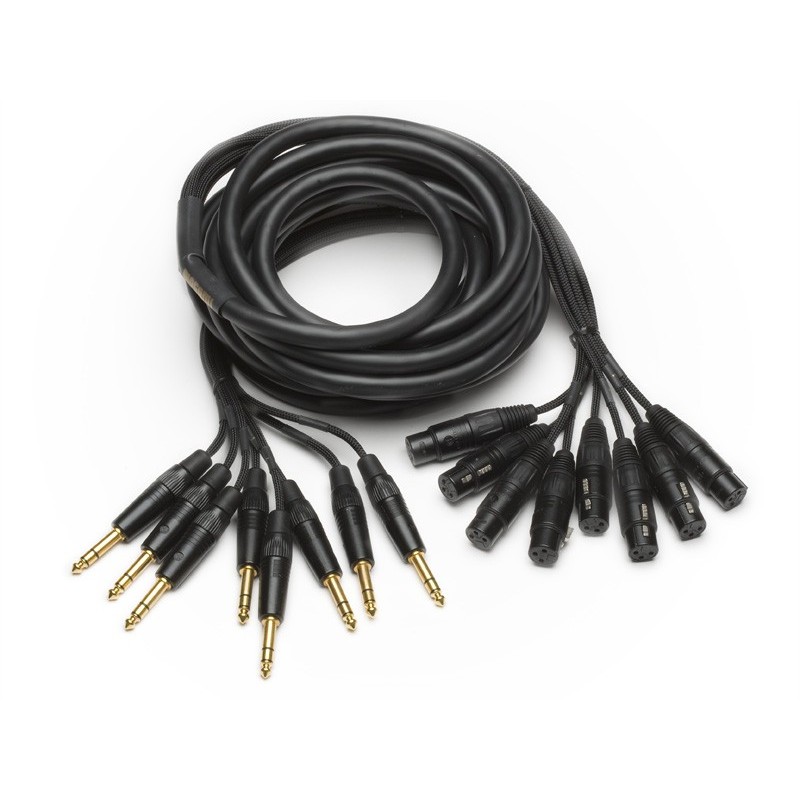 Multicore analogico 8x TRS (jack) - 8x XLR Femmina 6 mt