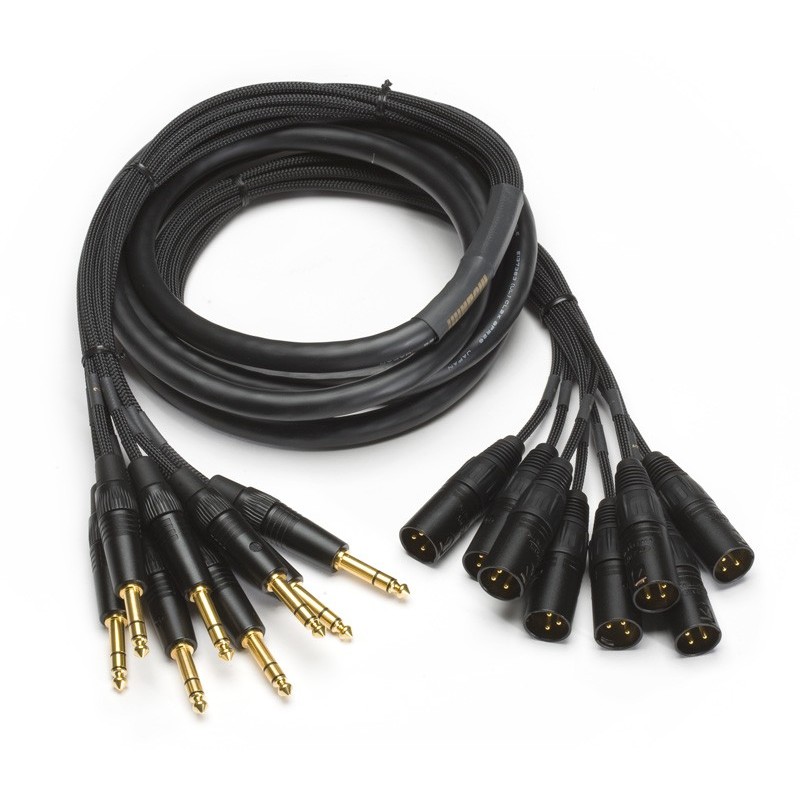Multicore analogico 8x TRS (jack) - 8x XLR Maschio 6 mt