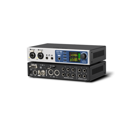 Interfaccia Audio USB fino a 192 kHz, 20 In/Out: 8 x Analog I/O, 2 x Preamp Mic/inst controllati digitalmente, 2 x Line / Inst.