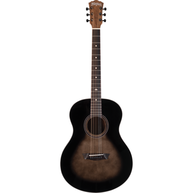 Chitarra Acustica Studio Body, Top Abete Selezionato, Fondo e Fasce Noce Figurato Selezionato, Colore Charcoal Burst