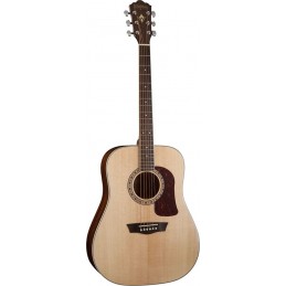 Chitarra Acustica Dreadnought, Top Abete Sitka Massello, Fondo e Fasce Mogano, Colore Natural