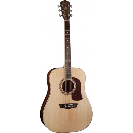 Chitarra Acustica Dreadnought, Top Abete Sitka Massello, Fondo e Fasce Mogano, Colore Natural