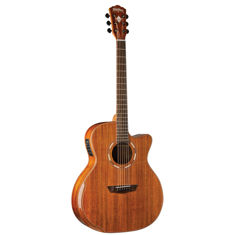 Chitarra Acustica Elettrificata Grand Auditorium Cutaway , Top Koa, Fondo e Fasce Koa, Preamp Fishman Presys+ 501T, Comfort Arm 