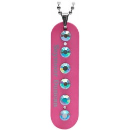 953002-005 NECKLACE BOBBIN METAL RED