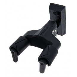 HCGSP-38WBK+ SUPPORTO A MURO PER CHITARRA, BASE IN LEGNO NERA
