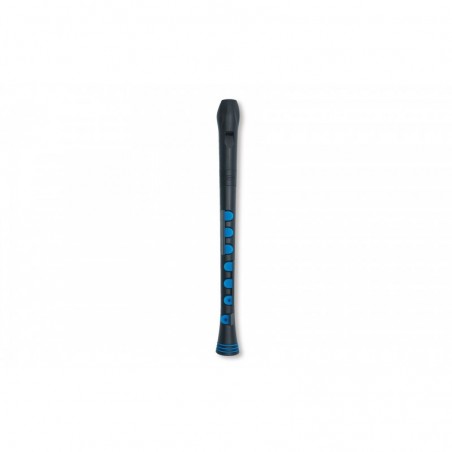 RECORDER+ BLACK/BLUE WITH HARD CASE  GERMAN FING.