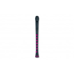 RECORDER+ BLACK/PINK WITH HARD CASE  GERMAN FING.