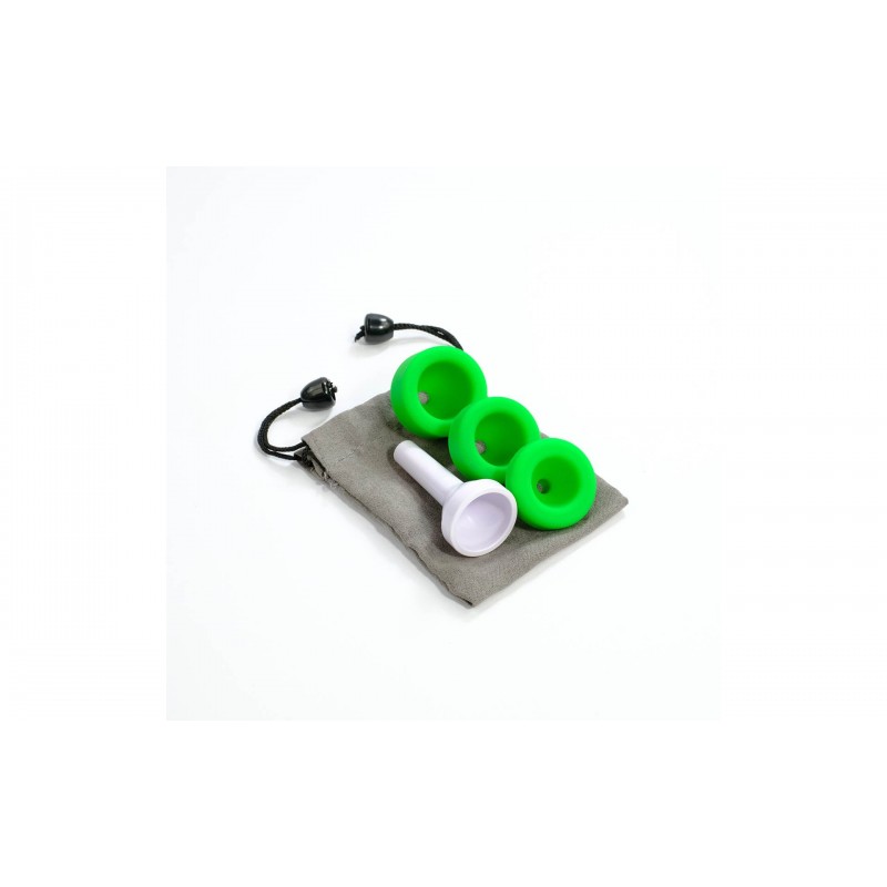 JHORN MOUTHPIECE SET IN TOTE BAG (WHITE/GREEN)