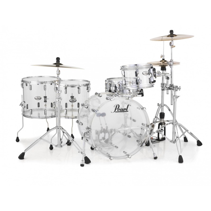 PEARL CRYSTAL BEAT 4 pz. solo fusti colore ULTRA CLEAR 730