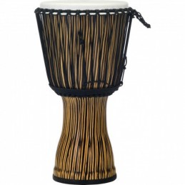 10" Rope Tuned Djembe, Seamless Synthetic Shell, Fiber style head