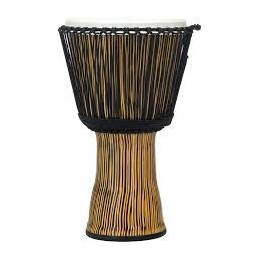 14" Rope Tuned Djembe, Seamless Synthetic Shell, Fiber style head