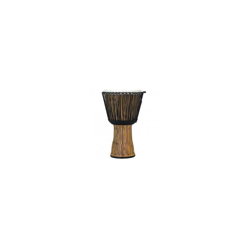 14" Rope Tuned Djembe, Seamless Synthetic Shell, Fiber style head
