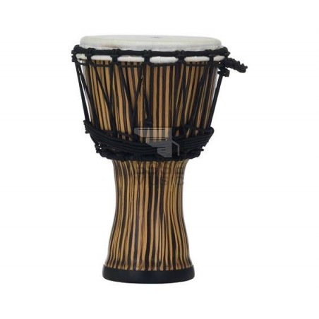 7" Rope Tuned Djembe, Seamless Synthetic Shell, Fiber style head