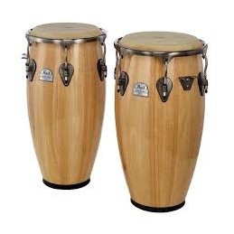 PRIMERO PRO SERIES WOOD CONGA SET ,11-3/4" & 12-1/2", W/O STAND