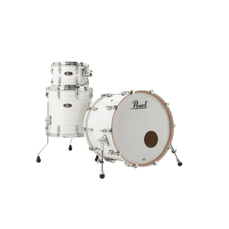 Pearl Masters Maple Gum 22″ 3pz. "LIMITED EDITION" SILVER WHITE SWIRL 187