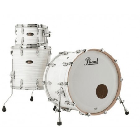 Pearl Masters Maple Gum 3pz. cassa 24" "LIMITED EDITION" SILVER WHITE SWIRL 187