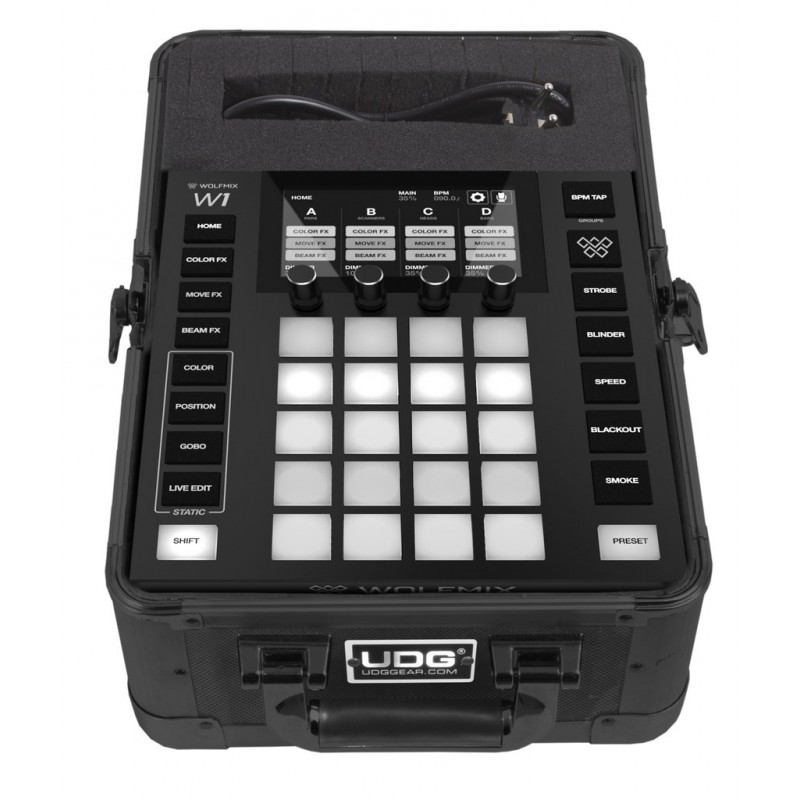 UL PICK FOAM FLIGHT CASE WOLFMIX W1 BLACK