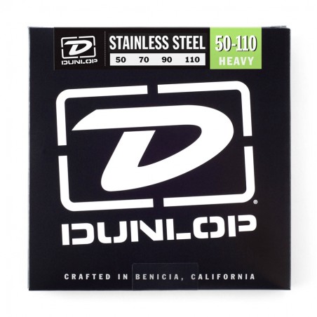 DUNLOP DBS50100 STAINLESS STEEL BASS STRINGS 50-110 - 4CORDE