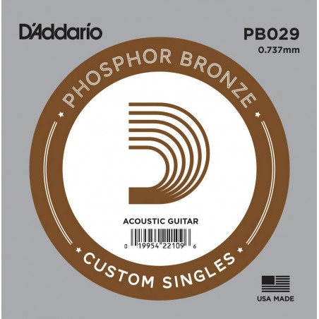 D'ADDARIO PB029 CORDA SINGOLA .029