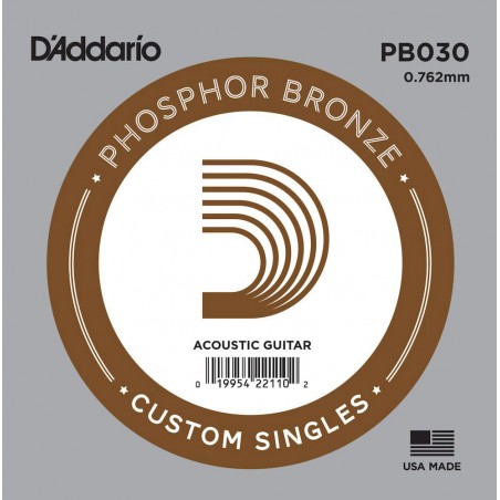 D'ADDARIO PB030 CORDA SINGOLA .030