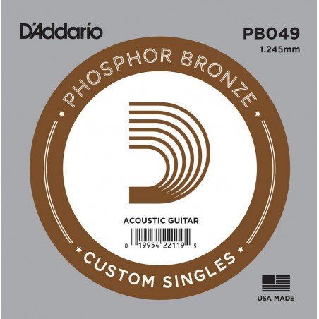 D'ADDARIO PB049 CORDA SINGOLA .049