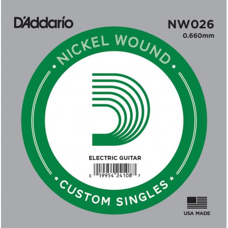 D'ADDARIO NW026 CORDA SINGOLA 0.26