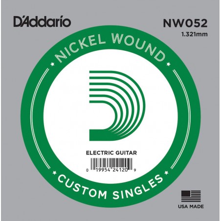 D'ADDARIO NW052 CORDA SINGOLA 0.52