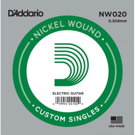 D'ADDARIO NW020 CORDA SINGOLA 0.20