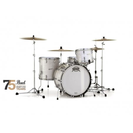 PEARL PRESIDENT PHENOLIC DRUMSET 3pcs -BD22" - WHITE OYSTER - LTD 75°