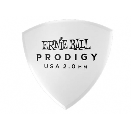 ERNIE BALL 9338 Plettri Prodigy Large White 2,0 mm Busta 6pz
