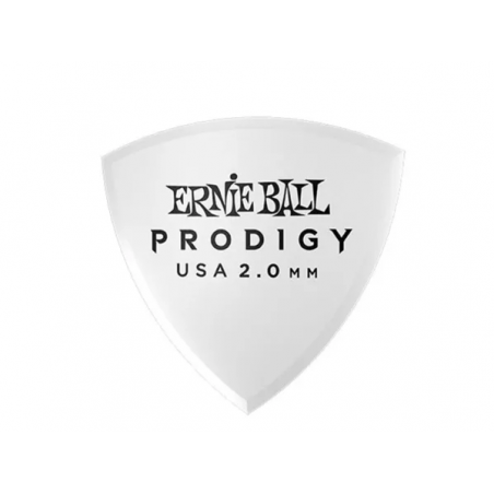 ERNIE BALL 9337 Plettri Prodigy Shield White 2,0 mm Busta 6pz