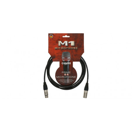 KLOTZ M1 CAVO MICROFONO XLR3P M/F NEUTRIK - 3m