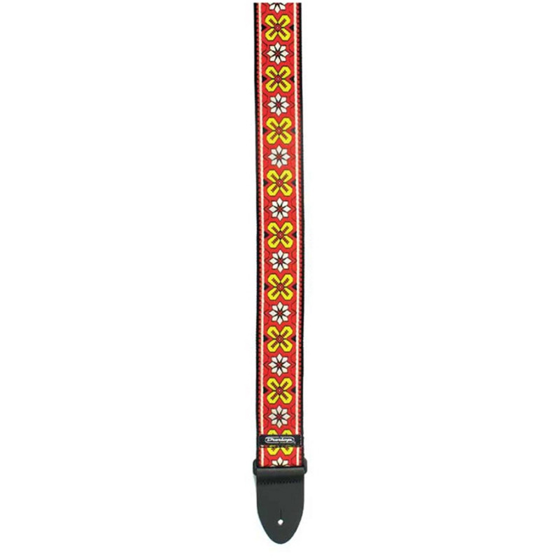 D67-03RD Strap Jacquard Avalon Red