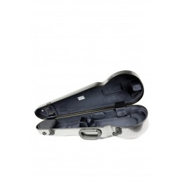 BAM 2002XLSC CUSTODIA HIGHTECH" CONTOURED PER VIOLINO - SILVER CARBON"