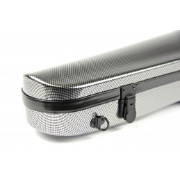 BAM 2002XLSC CUSTODIA HIGHTECH" CONTOURED PER VIOLINO - SILVER CARBON"