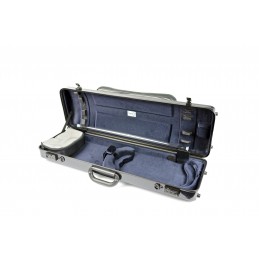 BAM 2011XLC CUSTODIA HIGHTECH" OBLONG PER VIOLINO CON POCKET - BLACK CARBON"