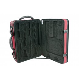 BAM 3028SH CUSTODIA TREKKING" PER  2 CLARINETTI (SIB LA)  - RED"