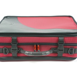BAM 3028SH CUSTODIA TREKKING" PER  2 CLARINETTI (SIB LA)  - RED"