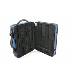 BAM 3028SM CUSTODIA TREKKING" PER  2 CLARINETTI (SIB LA)  - BLUE"