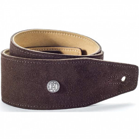 BMF-S02 STRAP SUEDE MAHOGNY