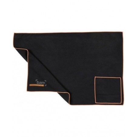 BAM CC-0004 PANNO DI PULIZIA IN MICROFIBRA TAGLIA L 30X40 - BLACK