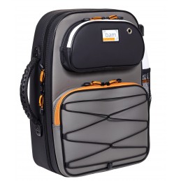 BAM PEAK3028SN CUSTODIA ZAINO DOPPIA PEAK PERFORMANCE" PER CLARINETTO SIB E LA - BLACK & GREY"