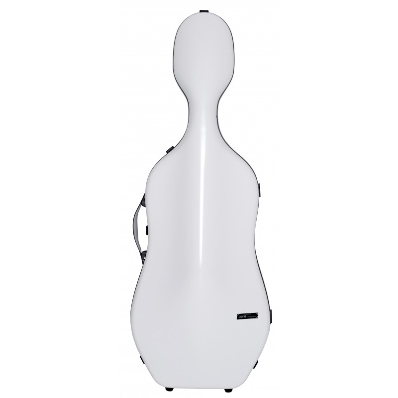 BAM SUP1005XLWN CUSTODIA HIGHTECH" SUPREME ICE IN POLICARBONATO PER VIOLONCELLO - WHITE - BLACK VERSION"