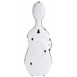 BAM SUP1005XLWN CUSTODIA HIGHTECH" SUPREME ICE IN POLICARBONATO PER VIOLONCELLO - WHITE - BLACK VERSION"