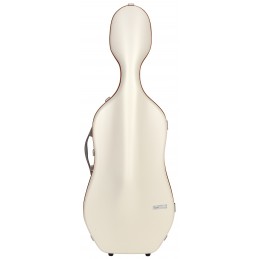 BAM SUP1005XLWO CUSTODIA HIGHTECH" SUPREME ICE IN POLICARBONATO PER VIOLONCELLO - WHITE - ORANGE VERSION"