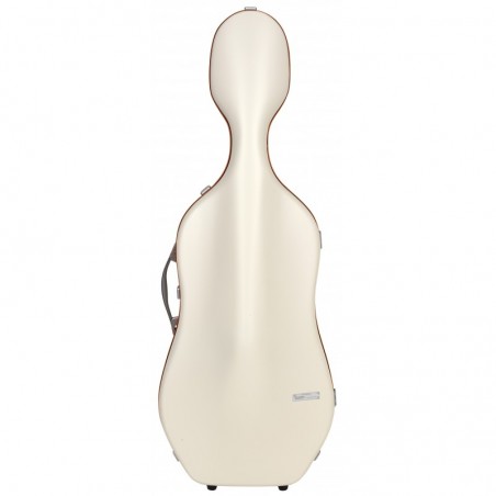 BAM SUP1005XLWO CUSTODIA HIGHTECH" SUPREME ICE IN POLICARBONATO PER VIOLONCELLO - WHITE - ORANGE VERSION"