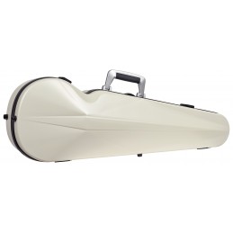 BAM SUP2002XLWN CUSTODIA HIGHTECH" SUPREME ICE CONTOURED IN POLICARBONATO PER VIOLINO - WHITE - BLACK VERSION"