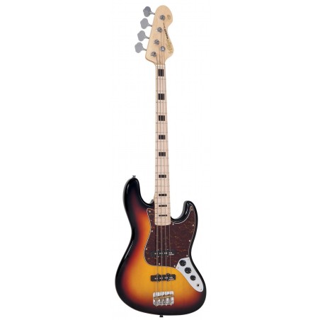 VINTAGE VJ74M REISSUED BASS MN - SUNSET SUNBURST